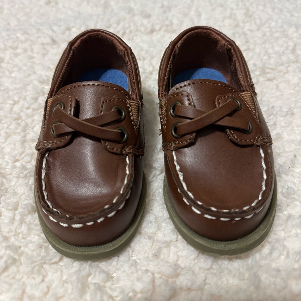 Classic Brown Kids Loafers